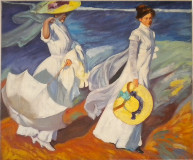 Vendita falso d'autore Signore sulla spiaggia di Joaquin Sorolla
